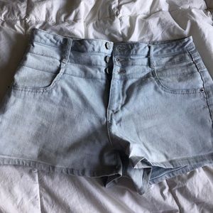 Tokyo Darling Denim light wash shorts